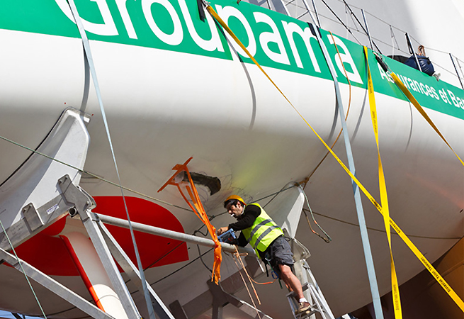 Fissure Groupama 4 Fissure Groupama 4