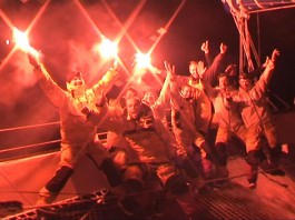 Arrivée Banque Populaire V