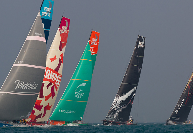 Départ d`Abu Dhabi Départ d`Abu Dhabi