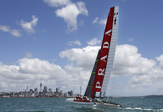 Première sortie Luna Rossa Auckland Première sortie Luna Rossa Auckland