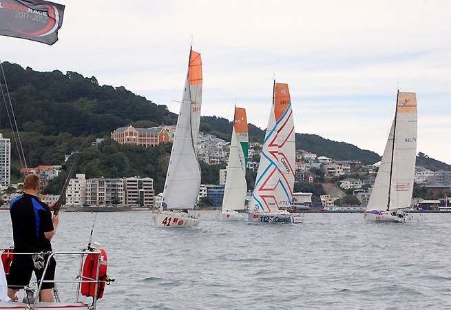 Départ de Wellington Global Ocean Race Départ de Wellington Global Ocean Race