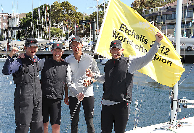 Tom King champion du monde Etchells 2012 Tom King champion du monde Etchells 2012