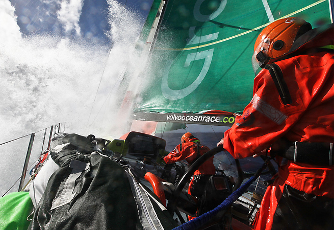 A bord de Groupama Pacifique A bord de Groupama Pacifique