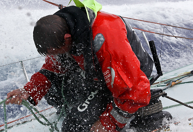 Martin Stromberg sur Groupama Martin Stromberg sur Groupama