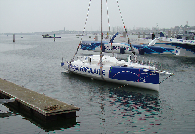 Banque Populaire remis à l`eau Banque Populaire remis à l`eau