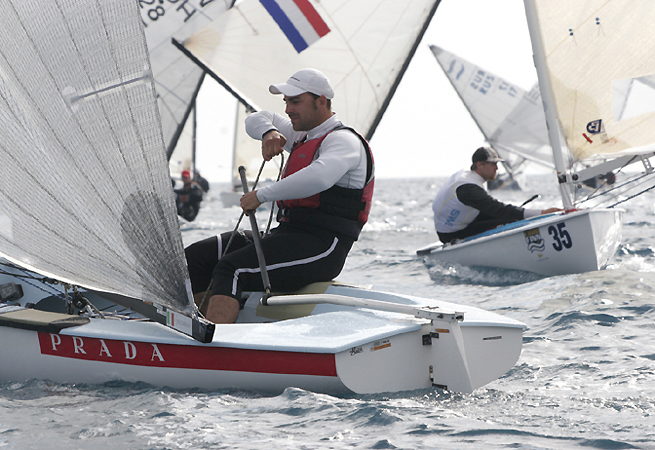 Filippo Baldassarri Championnat d`Europe de Finn Filippo Baldassarri Championnat d`Europe de Finn