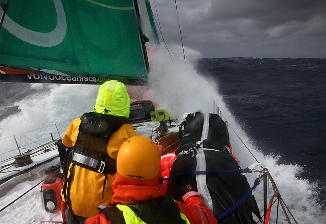 A bord de Groupama Pacifique Sud A bord de Groupama Pacifique Sud