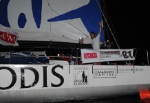 Hardy/Le Diraison et Amedeo/Tripon sur le podium Geodis Amedeo Tripon 3e Solidaire Chocolat 2012