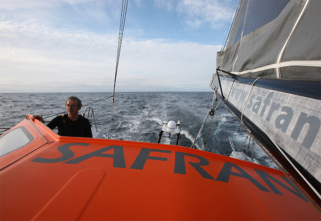 Marc Guillemot sur Safran Marc Guillemot sur Safran