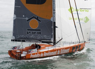 Vincent Riou vainqueur à La Rochelle Arrivée PRB Riou
