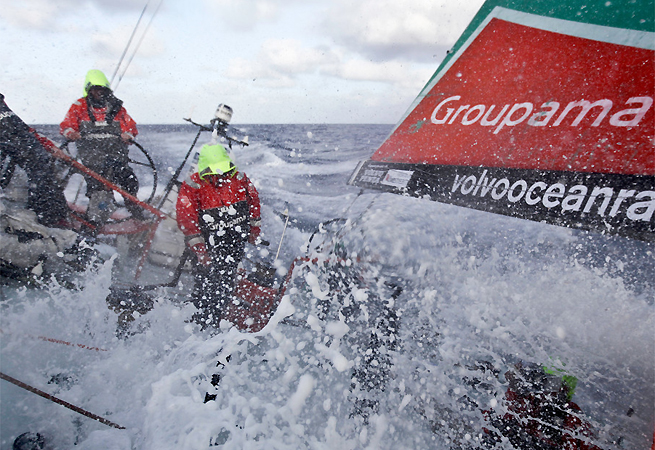 Etape Lisbonne-Lorient sur Groupama Etape Lisbonne-Lorient sur Groupama