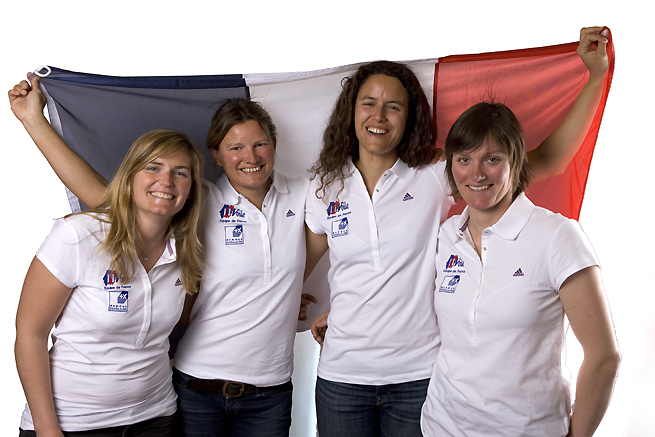 Claire Leroy et son équipage Claire Leroy et son équipage