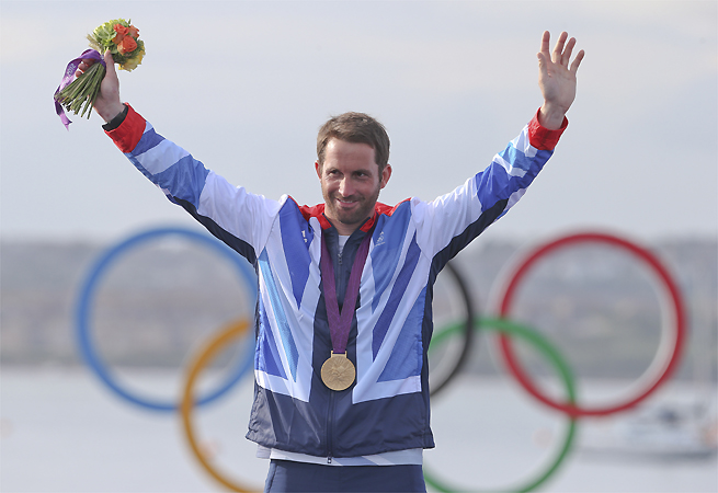 Ben Ainslie remporte la médaille d`or aux JO Ben Ainslie remporte la médaille d`or aux JO