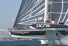 Hydroptère. L’Hydroptère DCNS toujours en stand-by à Los Angeles L`hydroptère DCNS