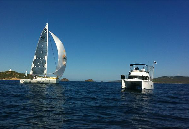 Arrivée Ajaccio Pietro d`Ali Med Race Arrivée Ajaccio Pietro d`Ali Med Race