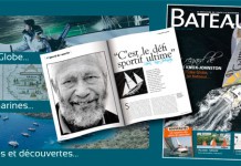 La légende du tour du monde en exclusivité dans le dernier Bateaux La legende du Tour du monde dans Bateaux