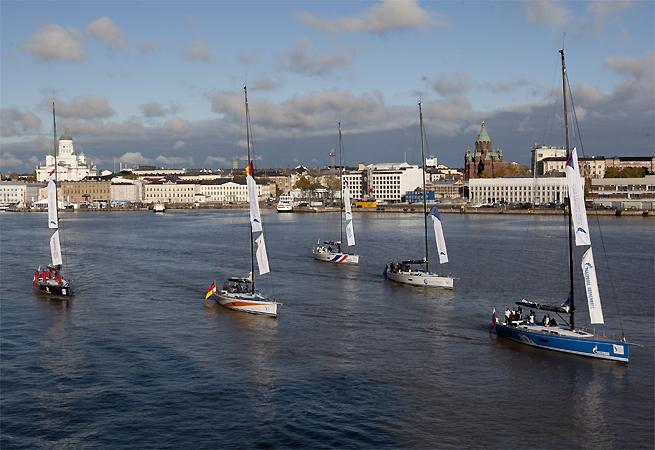 Départ de Helsinki Nord Stream race Départ de Helsinki Nord Stream race