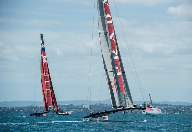 Luna Rossa et ETNZ AC72 Luna Rossa et ETNZ AC72