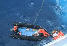 Alain Delord récupéré sain et sauf Sauvetage d`Alain Delord