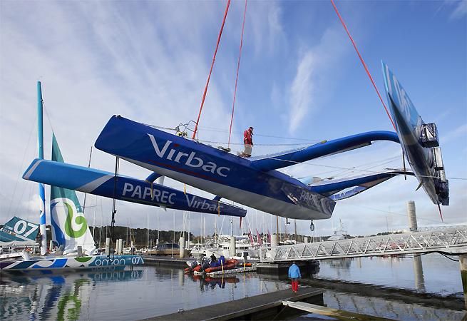 Mise à l`eau de Virbac-Paprec 70 Mise à l`eau de Virbac-Paprec 70