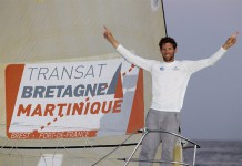 Victoire d’Erwan Tabarly Arrivée Erwan Tabarly
