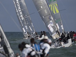 La flotte groupée aux abords du Solent Flotte M34
