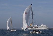 Belle bagarre entre les Nordistes et les Bretons derrière Groupama Flotte M34