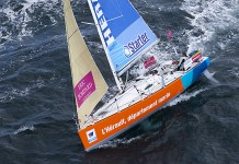 Les solitaires retrouvent des conditions maniables SKIPPER HERAULT Xavier Macaire