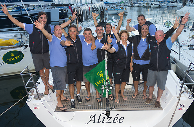 Equipage Alizée vainqueur en temps compensé Equipage Alizée vainqueur en temps compensé