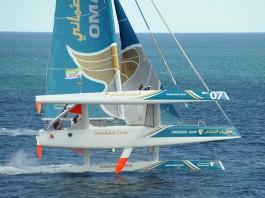 MOD70 Oman Air Gavignet Route des Princes 2013
