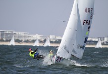 Trois équipes françaises participent aux medal races Lecointre et Geron Mondial 2013