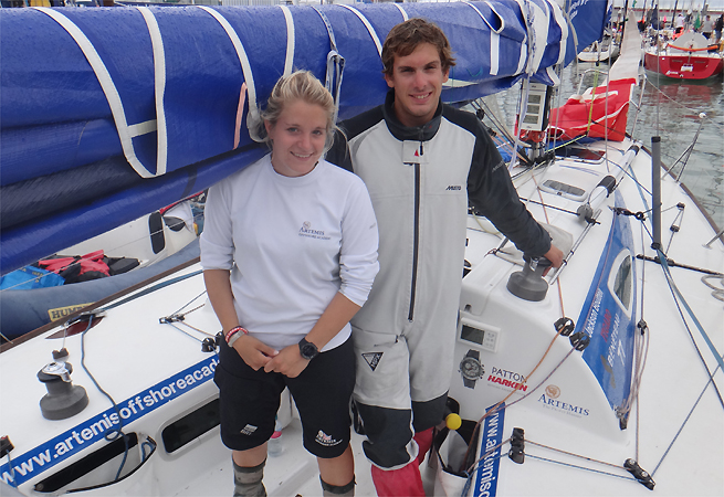 Charlie Dalin et Nikki Curwen Charlie Dalin et Nikki Curwen