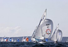 Premiers bords de la Gazprom International Dragon Gold Cup 2013 Dragon gold cup Douarnenez