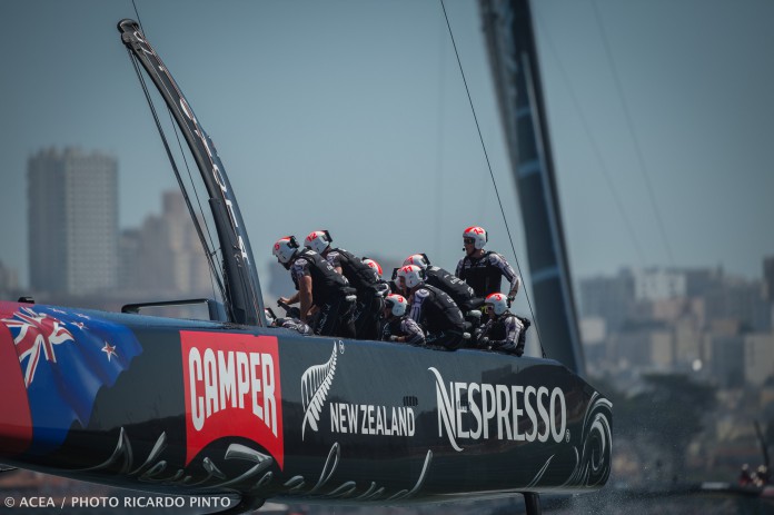 A bord de Team New Zealand