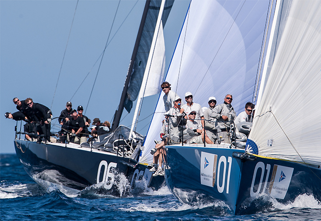 Azzurra et Quantum à Porto Cervo Azzurra et Quantum à Porto Cervo