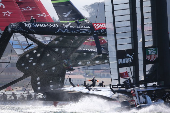 Team New Zealand au bord du chavirage