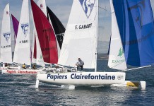 François Gabart en tête à la Grande Motte Gabart Trophée Clairefontaine 2013