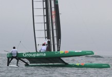 Cammas remporte la Petite Coupe de l´America en attendant la Grande Groupama C à Falmouth