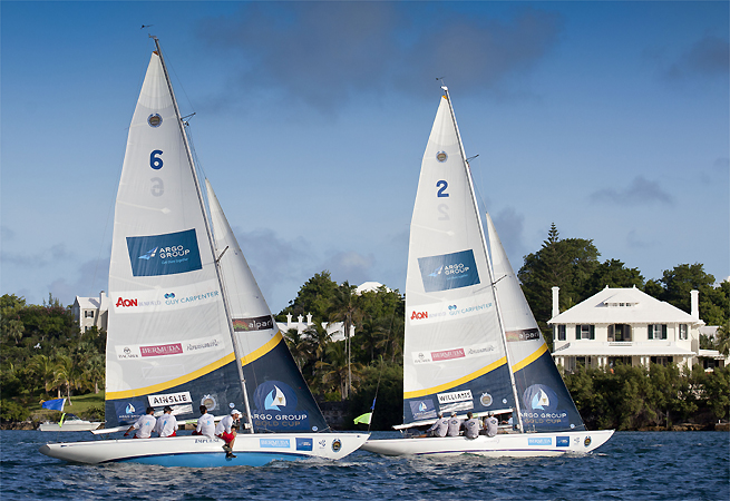 Ainslie contre Williams aux Bermudes Ainslie contre Williams aux Bermudes