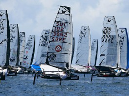 Championnat d’Europe Moth International : 94 marins dans la baie de Quiberon Jour 3 Mondial Moth