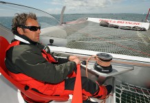 Lionel Lemonchois vise le record entre Lorient et l´île Maurice Lemonchois Prince de Bretagne 80