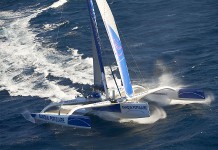 Armel Le Cléac´h prend un départ prudent Armel Le Cléac`h Banque Populaire VII