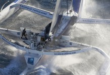 Armel Le Cléac`h améliore son propre record Armel Le Cléac`h Banque Populaire VII