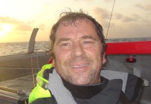 Interview Lionel Lemonchois : la vie à l’envers Lionel Lemonchois au large du Brésil