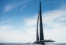 Le mât de Spindrift Racing raccourci de six mètres Spindrift Racing