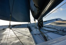 2500 mètres de bouts sur Spindrift Racing Cordage Spindrift Racing