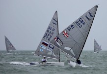 Giles Scott domine les premières régates de l’European Finn European Finn la Rochelle 2014 Scott Giles GBR