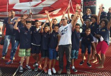 Voile de l’Espoir : la belle semaine brésilienne Joyon Bresil 2014 IDEC enfants favelas