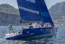 Esimit Europa 2 signe une nouvelle victoire Volcano Race 2014 arrivée Esimit Europa 2