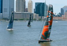 Quatre IMOCA au départ de New York Départ NY - BCN